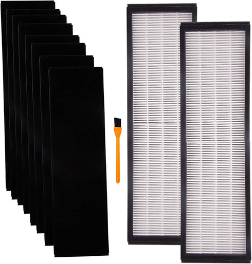 Hongfa Replacement Guardian AC4825E Filter Parts. 2 Filter and 8 Carbon Pre-Filters for FLT4825 FLT4800 AC4300 AC4800 AC4900 AC4900CA AC4825 AC4825e AC4850PT