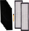 Hongfa Replacement Guardian AC4825E Filter Parts. 2 Filter and 8 Carbon Pre-Filters for FLT4825 FLT4800 AC4300 AC4800 AC4900 AC4900CA AC4825 AC4825e AC4850PT
