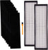 Hongfa Replacement Guardian AC4825E Filter Parts. 2 Filter and 8 Carbon Pre-Filters for FLT4825 FLT4800 AC4300 AC4800 AC4900 AC4900CA AC4825 AC4825e AC4850PT