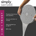 Simply Served Trivet 3-in-1 Splatter Screen, Large, Gray