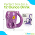 InFLOATables Octopus Mug and Coaster Set - Large Coffee Mug - Ceramic Coffee Mug 5 Inches Tall - Holds 12 Ounces - Handcrafted 3D Coffee Mug with Let's Get Kraken Coaster - Unique Birthday Gift