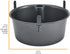 Chicago Metallic Professional 2-Piece 9.5-Inch Angel Food Cake Pan with Feet, 9.5" x 4"