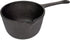 Jim Beam Pre-Seasoned Heavy Duty Construction Cast Iron Basting Pot for Grilling and Oven, Large, Black