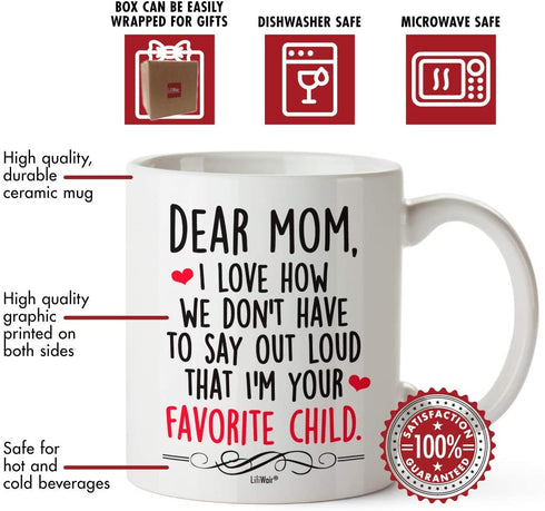 Mothers Day Gifts For Mom Gift Funny Birthday Coffee Cup Mugs From Daughter Son Mother's Day Mug Presents in Law Step Moms Finest Unique Sarcastic Present Ideas Stepmom Aunt Wife Tea Cups