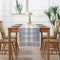 PHNAM Buffalo Check Rustic Dining Table Runner with Handmade Fringe Cotton Linen Blend Coffee Tabletop Collections for Family Dinners, Special Occasions, Farmhouse Decorations and Everyday Use
