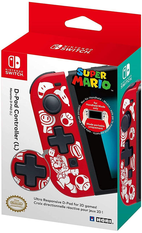 Hori Nintendo Switch D-Pad Controller (L) (Super Mario) By - Officially Licensed By Nintendo - Nintendo Switch