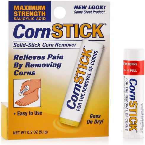 CornStick Maximum Strength Salicylic Acid Solid-Stick Corn and Callus Remover 0.2 Oz