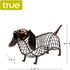 True Dachshund Cork Holder, Decorative Wine Cork Storage and Decor, Set of 1, Rustic Bronze Finish