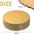 YunKo 12 Inch Gold Cake Boards Round Cake Stand Cardboard Cake Circles, 25 Pack