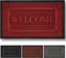 Extremely Durable Doormat - 17" x 29.5" - Outdoor Door Mat Welcome Non Slip with Rubber Backing - Low-Profile Heavy Duty Door Mats - Easy Clean Door Mat for Entrance, Patio, High Traffic Areas