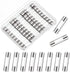 40 Pieces Replacement Fuses for Christmas Lights C9, C7 and G40 Fast-Blow Glass Fuse 5 Amp 110/ 125V TS-C7 Glass Fuses Fast Acting Cartridge Fuse Quick Blow Glass Tube Fuse 0.2 x 0.78 Inch (5 x 20 mm)