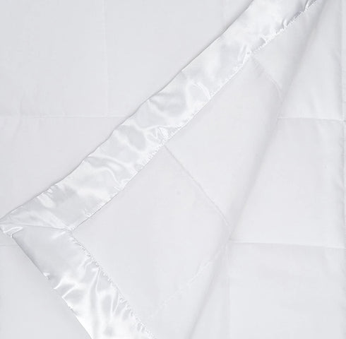 Madison Park Windom Microfiber Down Alternative Stain Resistant Blanket, Twin, White