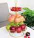 3 Tier Fruit Bowl Fruit Basket Countertop Metal Fruit Stand Holder Detachable and Hangable for Fruits Snacks Vegetables