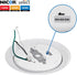 NICOR Lighting DSK Select Series 5/6-inch Surface Mount LED Downlight (DSK563120SWH), White