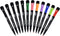 Magnetic Dry Erase Markers, Browill Fine Tip Low Odor Whiteboard Markers for Kids & School, Work On White board & Calendar, Refrigerator (12 Pack)