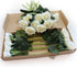 XDLBONNIE Artificial Silk Roses Long Stem Fake Rose Bulk with Stems Real Touch Flowers Bouquet for Wedding Home Party Arrangement Decoration Centerpieces Event Gift 10Pcs (White)