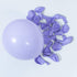 Macaron Purple Balloon Arch Garland Kit-Macaron Purple Balloon Metallic Purple Balloon Silver Balloon 133Pcs for Birthday,Gender Reveal,Baby Shower,Wedding,Engagement,Christmas and Bachelor Party Decoration.