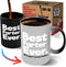 Gr8AM Color-Changing Cute Coffee Mugs 16oz - Best Father I Meant - Ceramic Mug for Dad Cute Cup & Cool Mugs for Father of the Year Selling Best Personalized Mug & Gift Idea for Men who Have Everything