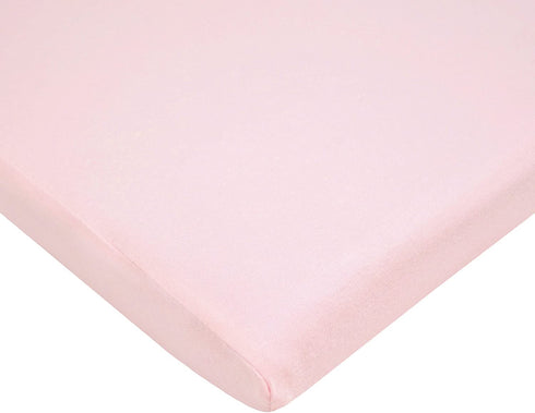 TL Care 100% Natural Cotton Jersey Knit 18 x 36 Cradle/Bassinet Sheet - Fitted, Pink, Soft Breathable, for Boys and Girls