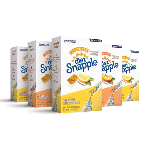 Diet Snapple – Sugar Free & Delicious, Made with Natural Flavors (Variety, 30 Sticks)