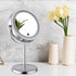 Lighted Makeup Mirror, 7X Magnifying Mirror with Touch Screen Adjustable LED Light, 7 Inch Mirror with Lights Double Sided 360 Degree Rotation