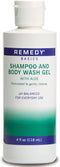 Medline MSC092SBW04H Remedy Basics Shampoo and Body Wash Gel, 4oz.