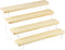 HLZC Figure Display Stand Acrylic Display Riser for Collectibles, Wood Tiered Display Shelf Organizer for Products (B-4Tier-11.8inch)