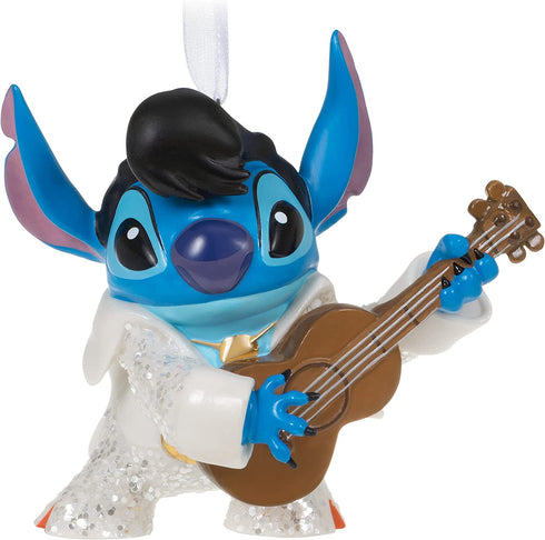 Hallmark Keepsake Christmas Ornament 2021, Disney Lilo & Stitch Rockstar Stitch, Porcelain