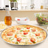 13½ Inch Pizza Pan Set of 2, P&P CHEF Stainless Steel Pizza Tray, Round Pizza Plate For Pie Cookie Pizza Cake, Non Toxic & Heavy Duty, Brushed Finish & Easy Clean