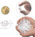 LYFJXX 1000Pcs Reusable Fake Ice Cubes Artificial Acrylic Crystal Cubes for Wedding Decor Photography Props Vase Fillers