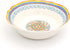Euro Ceramica Duomo Collection Serving Bowl, Large (64oz), Gold and Cream