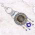 Blue Evil Eye, Turkish Blue Beads Amulet Delicate Blue Glass Ornament Home Protection Wall Hanging Decor Evil Eye Decor for Good Luck