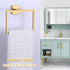 Aomasi Hand Towel Ring, SUS304 Stainless Steel Suqare Bath Towel Holder Light Luxury Style, Brushed Gold€¦