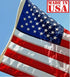 US Flag Factory - 2x3 FT US AMERICAN FLAG (Embroidered Stars & Sewn Stripes) Outdoor SolarMax Nylon Flag - Made in America - Premium Quality (2'x3')
