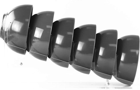 Reston Lloyd 6pc Melamine Set Soup/Cereal Bowl, Gray