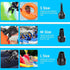 Electric Air Pump, Portable Quick-Fill Air Pump with 3 Nozzles, 110V AC/12V DC, Inflator/Deflator Pumps for Outdoor Camping, Inflatable Cushions, Air Mattress Beds, Boats, Swimming Ring and Toy Raft