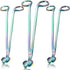 3 Packs Candle Wick Trimmer Candle Cutter Stainless Steel Wick Clipper Scissor Candle Tool (Gradient Green)