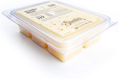 Shortie's Candle Company Vanilla Wax Melts Variety Pack - Vanilla Bean, Vanilla Maple, Cinnamon Vanilla - Formula 117-3 Highly Scented 3 Oz. Bars - Made with Natural Oils - Vanilla Warmer Wax Cubes