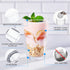 CREATIVELAND Juice & Beer Glass Set of 4 Best for Cocktails and Mojito Drinking Tumbler Crystal-Clear 10.48oz|310ml, Highball Iced Beverage Glasses for Breakfast Milk, Water, Iced Tea and Coffee