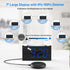 Loud Alarm Clock for Heavy Sleepers Hearing Impaired Adults, Vibrating Bed Shaker Alarm Clock with 2 USB Chargers,7 Color Night Light, 0-100% Dimmer & Battery Backup, Digital Clock for Teens Kids