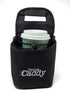 Drink Caddy Portable Drink Carrier and Reusable Coffee Cup Holder - 2 Cup Collapsible Tote Bag with Organizer Pockets Safely Secures Hot and Cold Beverages - Perfect for Food Delivery and Take Out