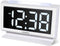 Housbay Digital Alarm Clocks for Bedrooms - Handy Night Light, Large Numbers with Display Dimmer, Dual USB Chargers, 12/24hr, Outlets Powered Compact Clock for Nightstand, Desk, Shelf