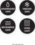 Fit & Fresh Glass Containers, Set of 5 Containers with Locking Lids, Meal Prep, 5 Pack, Glass Storage Containers with Airtight Seal, 28 oz.