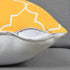 6 Pack Yellow Throw Pillow Covers Modern Decorative Throw Pillow Case Yellow Cushion Case for Room Bedroom Room Sofa Chair Car, Yellow and White, 18 x 18 Inch
