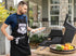 BitimexHome BBQ Aprons For Men With Pockets-Grilling Cooking Apron For Men-Black Denim Funny License To Grill Mens Kitchen Apron-Heavy Duty Chef Apron Adjustable Cotton Bib With Buckle And Beer Holder