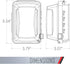 TayMac MM410W Single-Gang Horizontal/Vertical Mount Weatherproof In-Use Cover, 16 in 1, 2.75 in, White