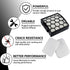 2 HEPA + 6 Foam & Felt Filters Kit Replacement for Shark Navigator Zero-M Self-Cleaning Brushroll Pet Pro Upright Vacuum ZU60 ZU62 ZU62C NV150 NV151 NV255, Replaces Parts # 1238FT60 & 1239FT60