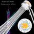 Propeller Turbo Fan 360 Spinning High Pressure Hydro Shower Head - Easy Install Vortex Propeller Driven Spa Shower Heads With Filter (Bule)