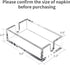 Clear Acrylic Guest Towel Napkin Holder, Paper Hand Towel Holder for Bathroom and Guest Room, 9"x5.5"x2.5"
