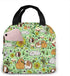Guinea Pigs And Flowers Lunch Bag For Women Girls Kids Insulated Picnic Pouch Thermal Cooler Tote Bento Large Meal Prep Cute Bag Big Leakproof Soft Bags For Lunch Box, Camping, Travel, Fishing